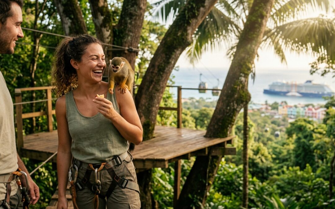 Monkeyland and Zipline: Adventure Combo in Puerto Plata
